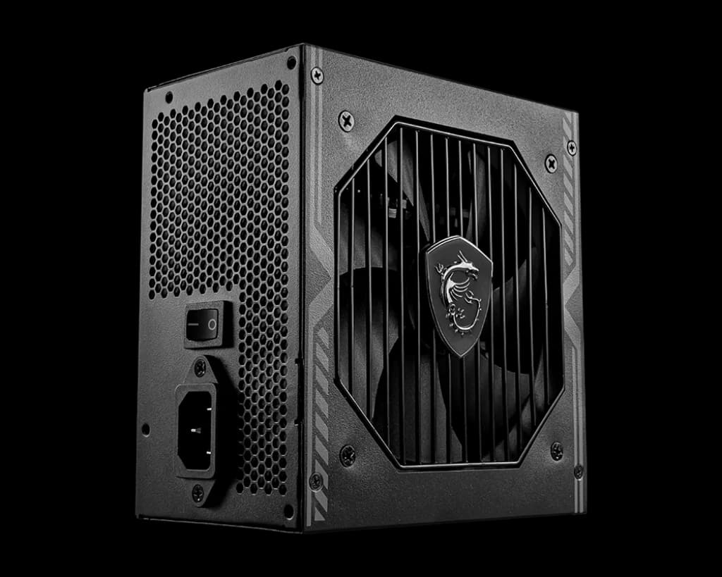 MSI MAG A750BN PCIE5 750W Power Supply — 80 PLUS Bronze Certified, ATX PSU, PCIe 5.0 12VHPWR Connector, Active PFC, 120mm Fan, Gaming PC Power Supply — thumbnail 2 of 5