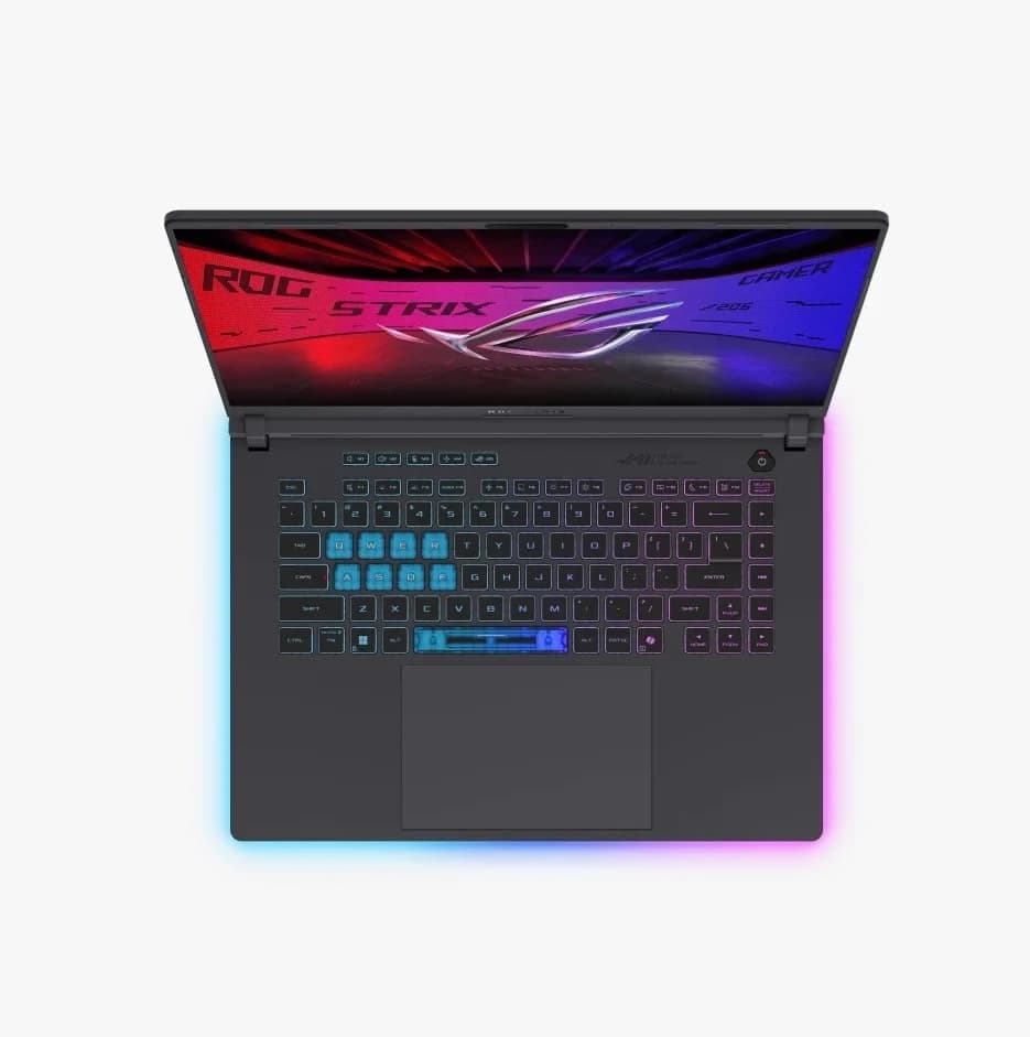 ASUS ROG Strix G16, NVIDIA Geforce RTX 5080 16GB, Intel Core Ultra 9-275HX, RAM 16GB, SSD 1TB, 16.0 inch WQXGA 240Hz, Volt Green — thumbnail 2 of 8