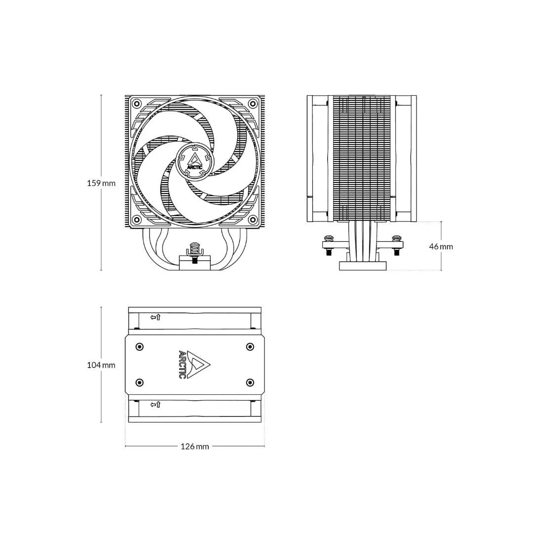 Arctic Freezer 36 A-RGB - White — thumbnail 7 of 8
