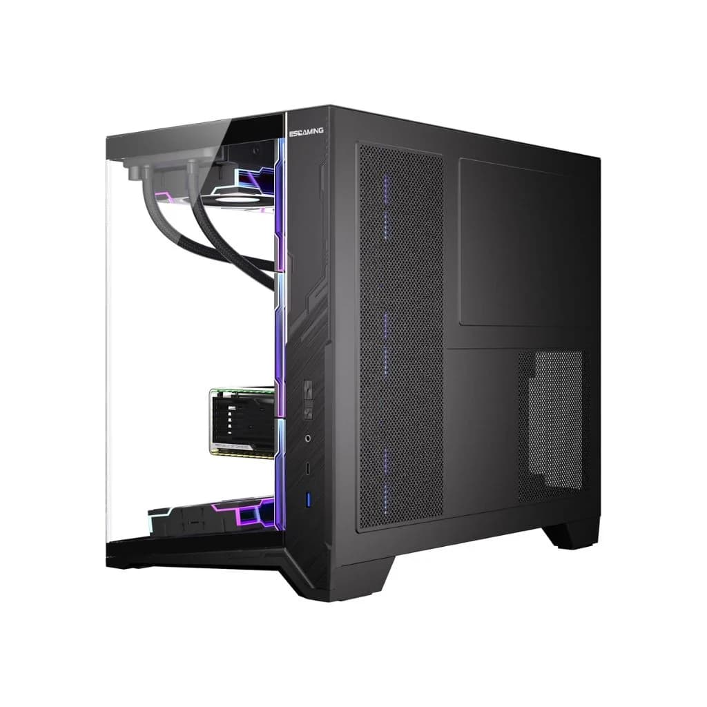 ESGAMING Zero Max - ATX PC Case - Black — thumbnail 4 of 4