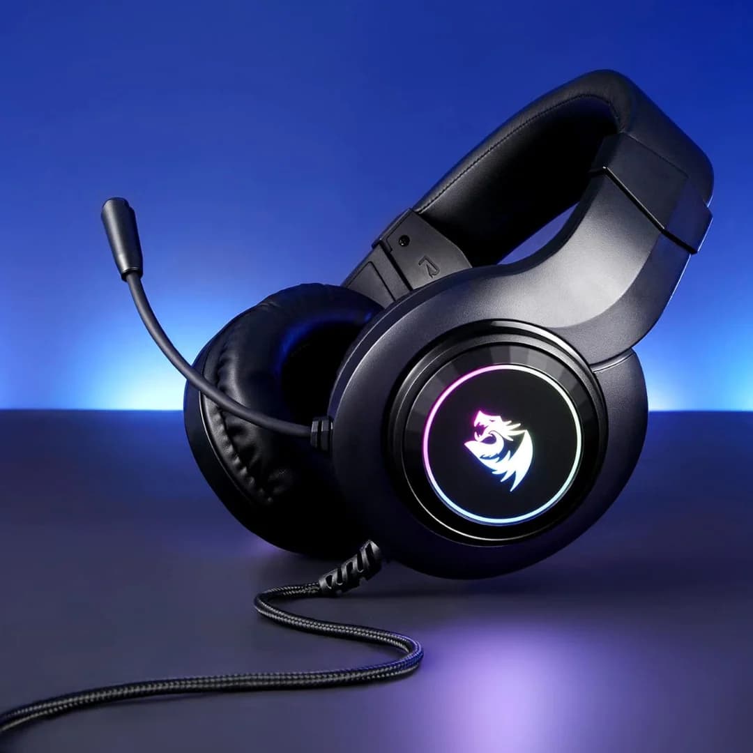 Redragon H260 RGB Wired Gaming Headset - Black — thumbnail 4 of 4