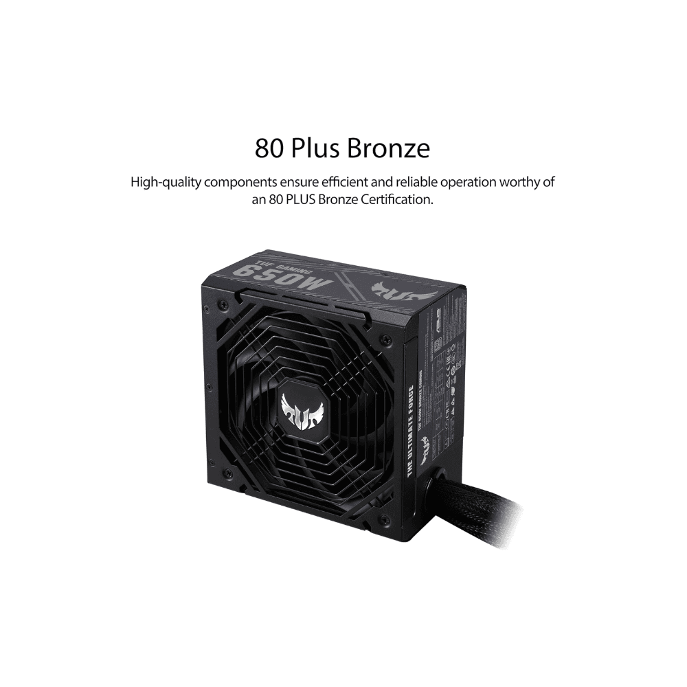 ASUS TUF GAMING 650W 80+PLUS BRONZE BLACK Power Supply — thumbnail 3 of 5