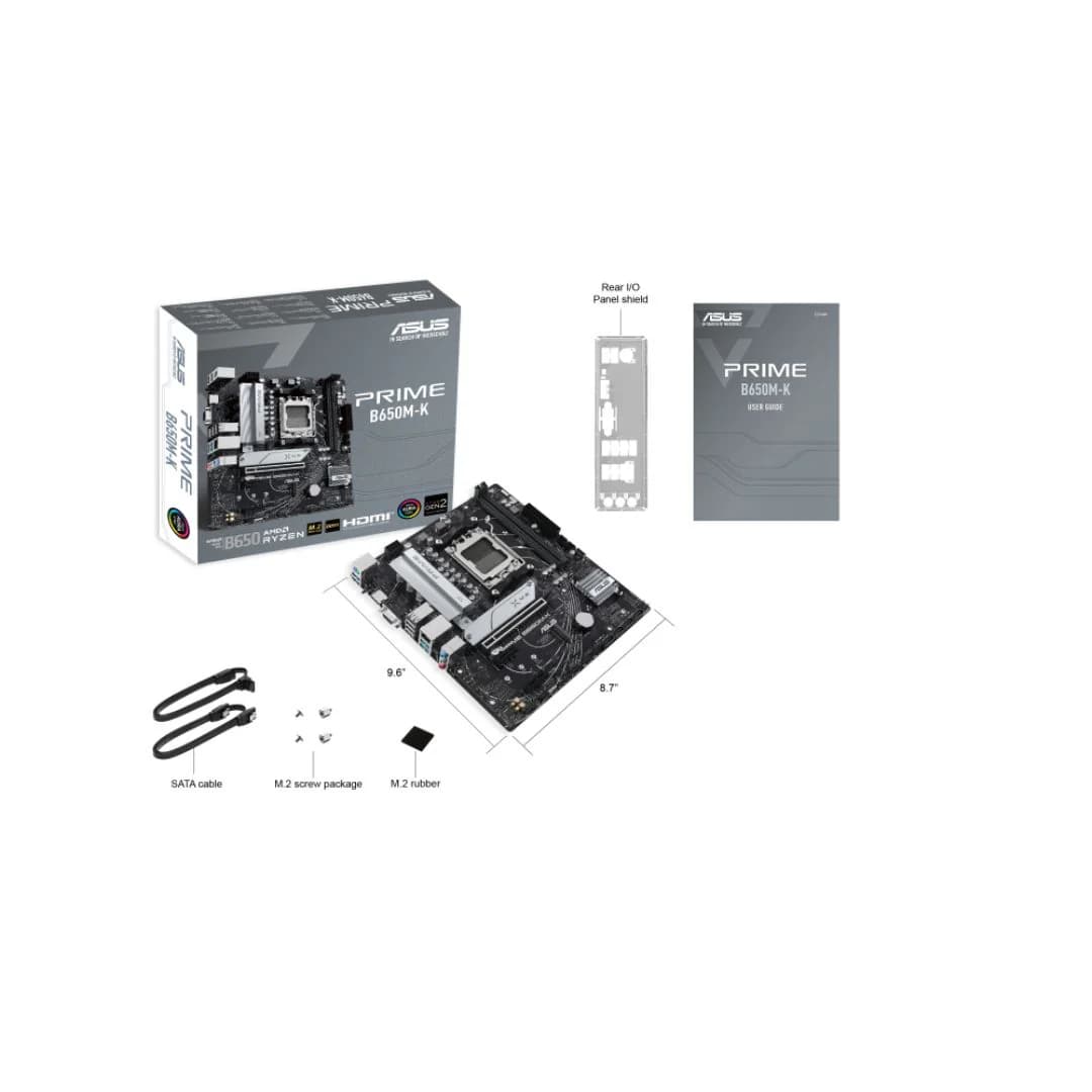 ASUS PRIME B650M-K, Motherboard — thumbnail 5 of 5