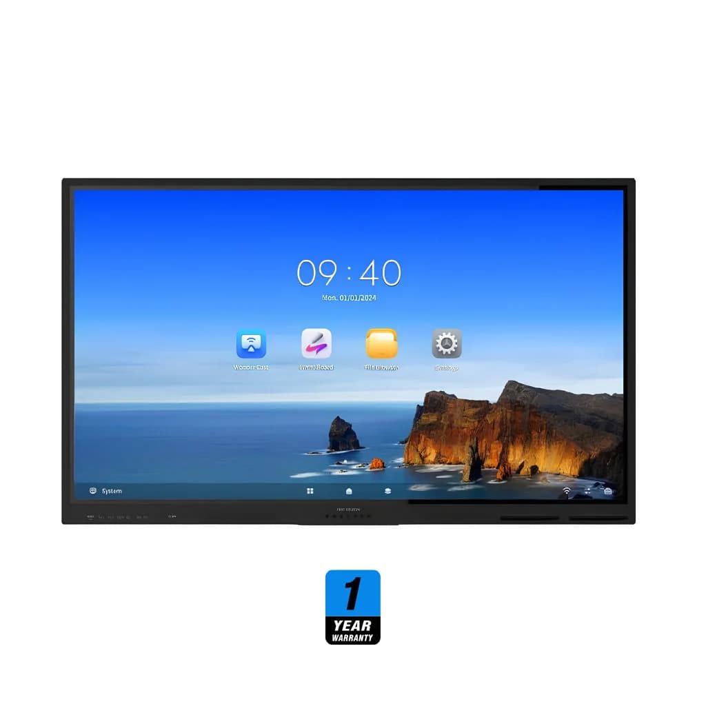 Hikvision 75-Inch 4K UHD Smart Interactive Whiteboard, Android 13.0, RAM 8GB, Storage 64GB