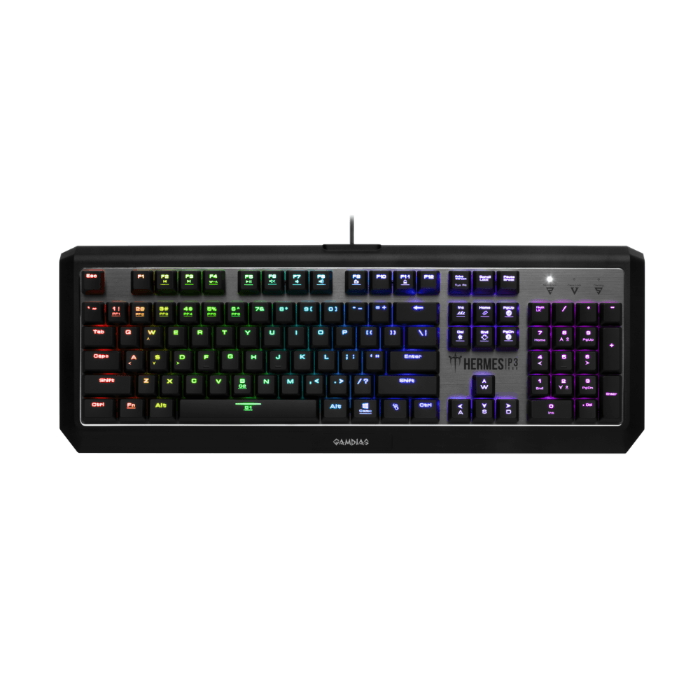 GAMDIAS HERMES P3 RGB Mechanical Gaming Keyboard – Black