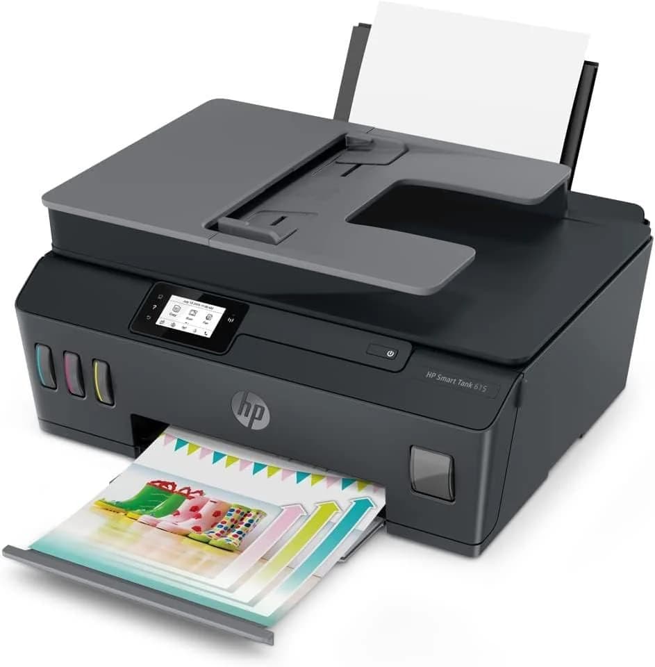 Hp Smart Tank 615 Wireless, Print, Copy, Scan, Fax, Automated Document Feeder, All In One Printer — thumbnail 2 of 5