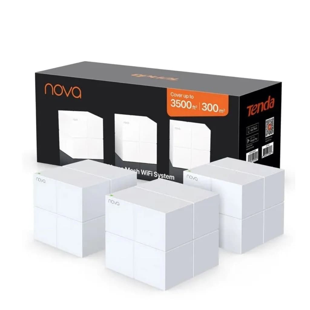 Tenda Nova MW6 3-Pack - Whole Home Mesh Wi-Fi System