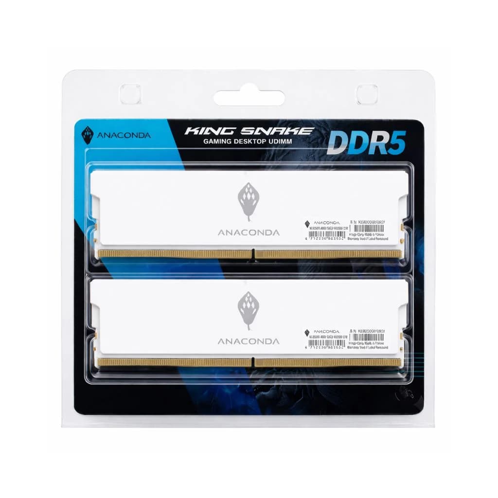 ANACONDA King Snake K5 DDR5 32GB (2x16GB) 6000MHz CL38 - White