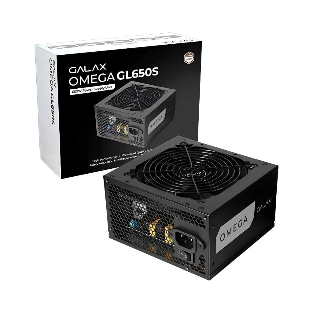 Galax GL650S 650W 80+ Bronze Non-Modular PSU - Black