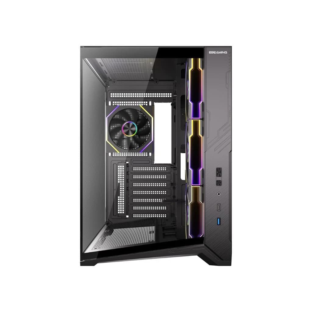 ESGAMING Zero Max - ATX PC Case - Black — thumbnail 3 of 4