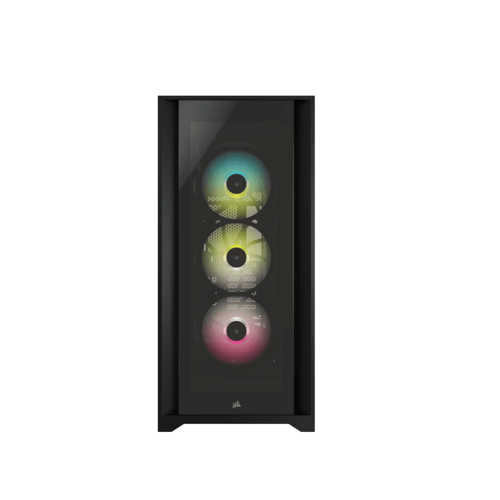CORSAIR ICUE 5000X RGB TEMPERED GLASS MID-TOWER SMART CASE  BLACK — thumbnail 5 of 5