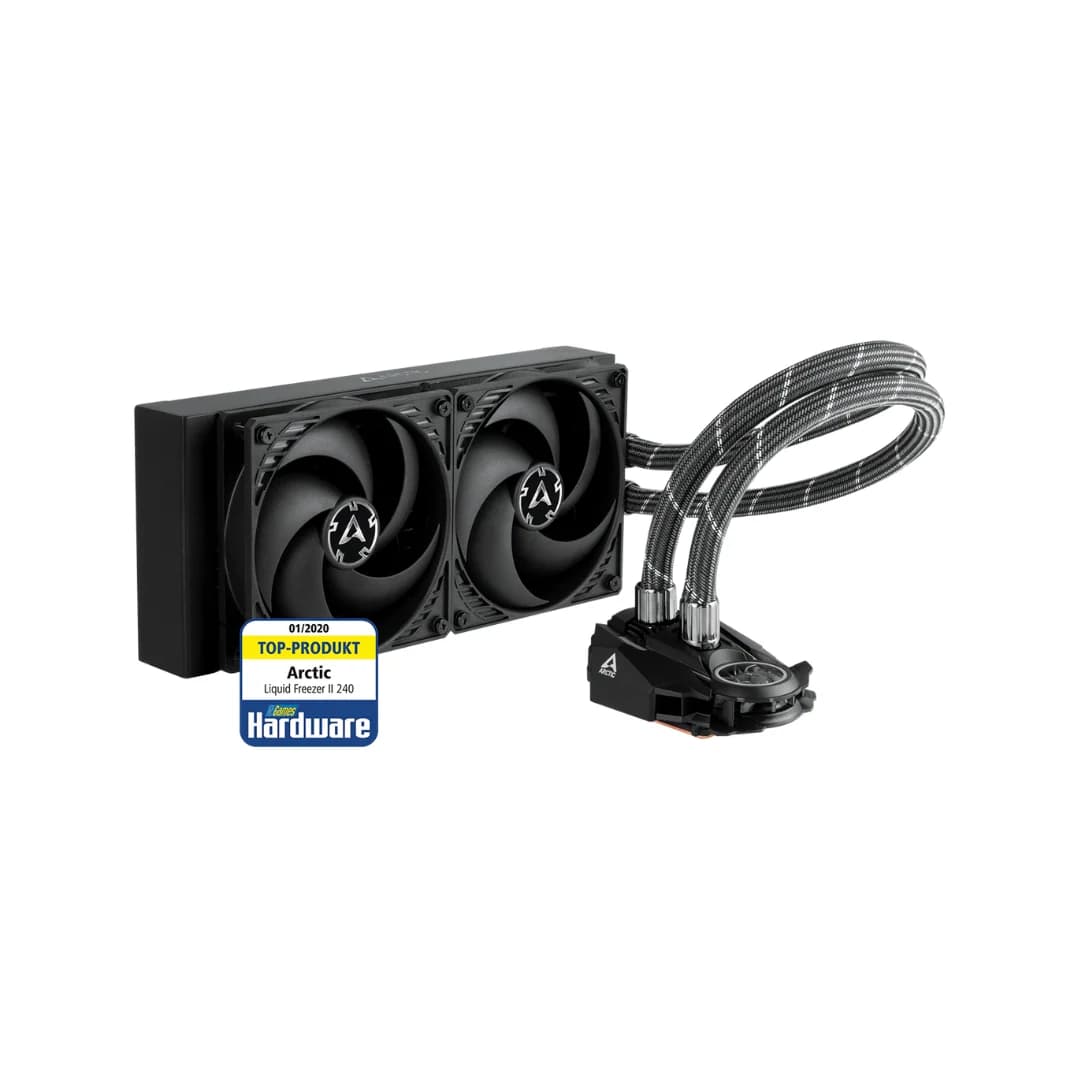 Arctic Liquid Freezer II 240 AIO Cooler Black — thumbnail 2 of 8