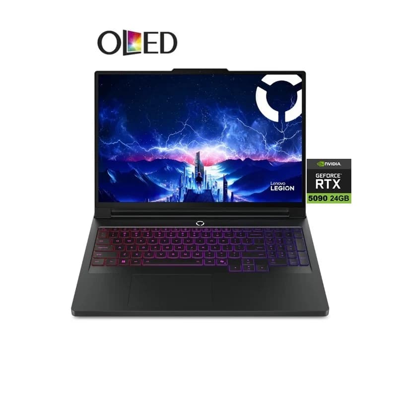 Lenovo Legion Pro 7 16IAX10H - (8LAX), Intel Core Ultra 9-275HX, RAM 64GB, SSD 2TB, NVIDIA RTX 5090 24GB, 16.0 Inch WQXGA OLED 240Hz, Eclipse Black — thumbnail 1 of 9