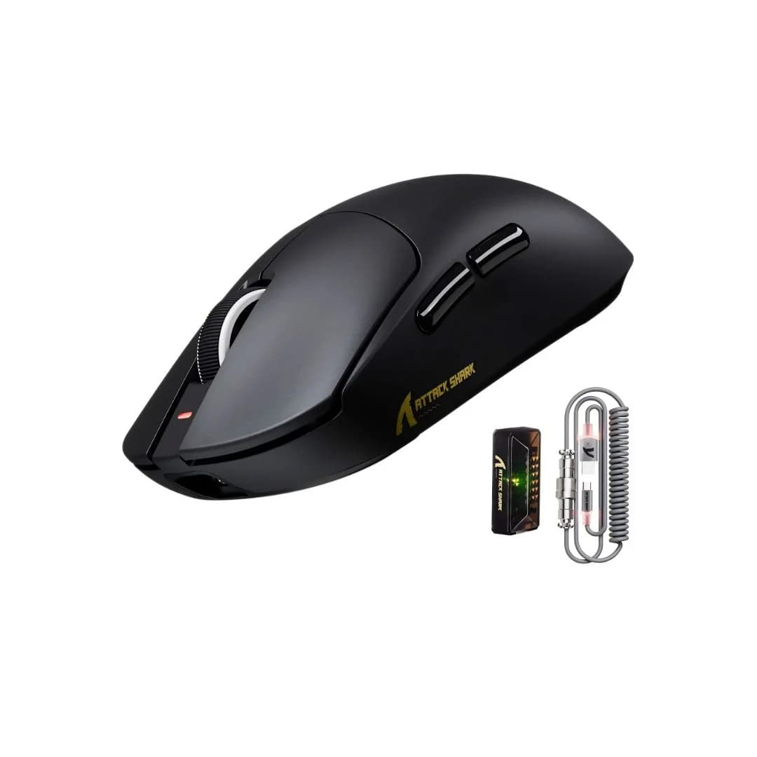 ATTACK SHARK X8 Ultimate Wireless Gaming Mouse - Black — thumbnail 2 of 3