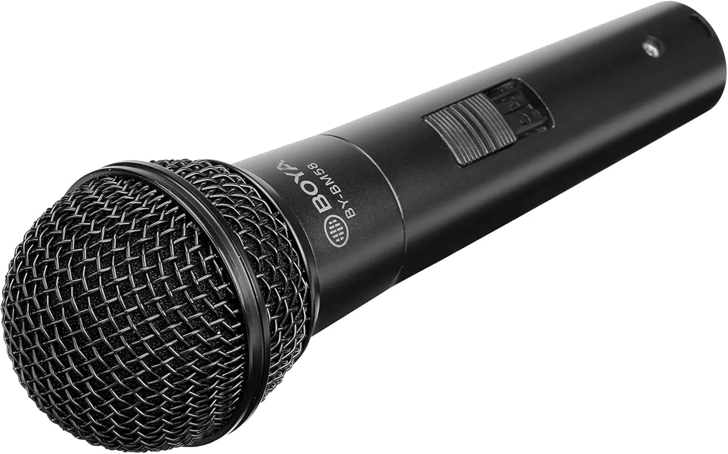 BOYA BY-BM58 Dynamic Wired Handheld Microphone – Cardioid XLR Mic for Live Performance, Podcasting & Public Speaking — thumbnail 2 of 7