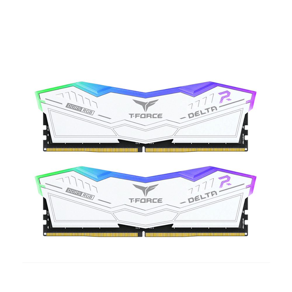 TEAMGROUP T-FORCE DELTA RGB DDR5 32GB (2x16GB) 5600MHz CL40 White
