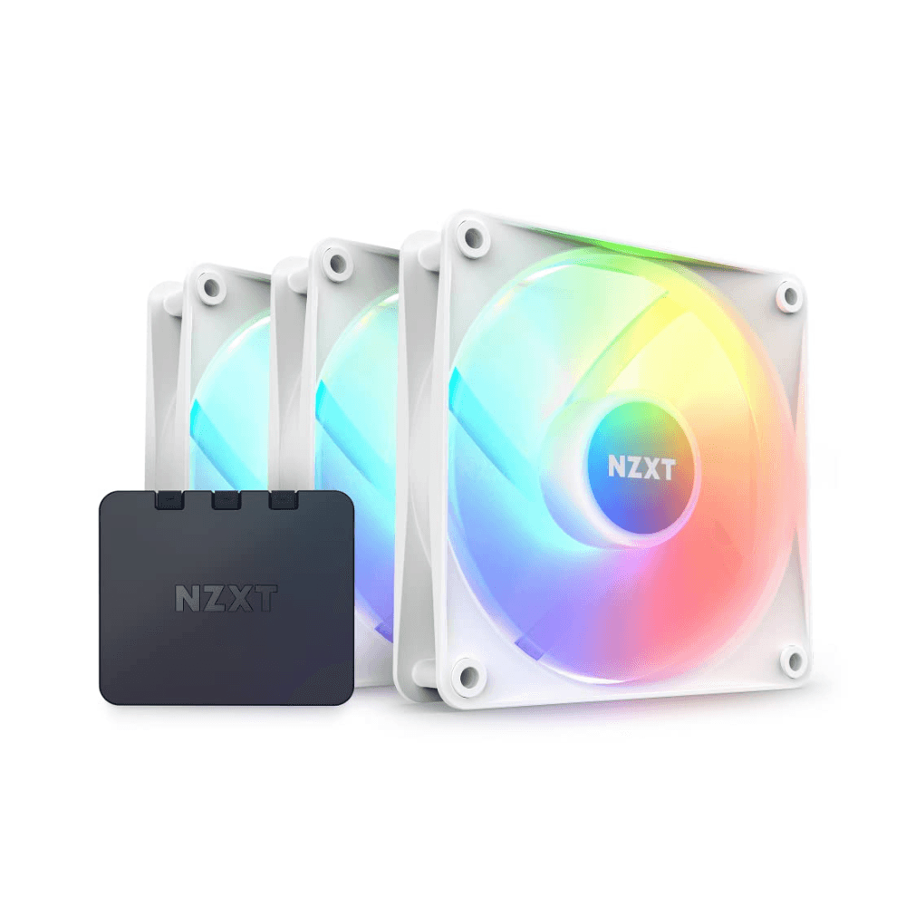 NZXT FAN CASE F120 3X120mm RGB WHITE
