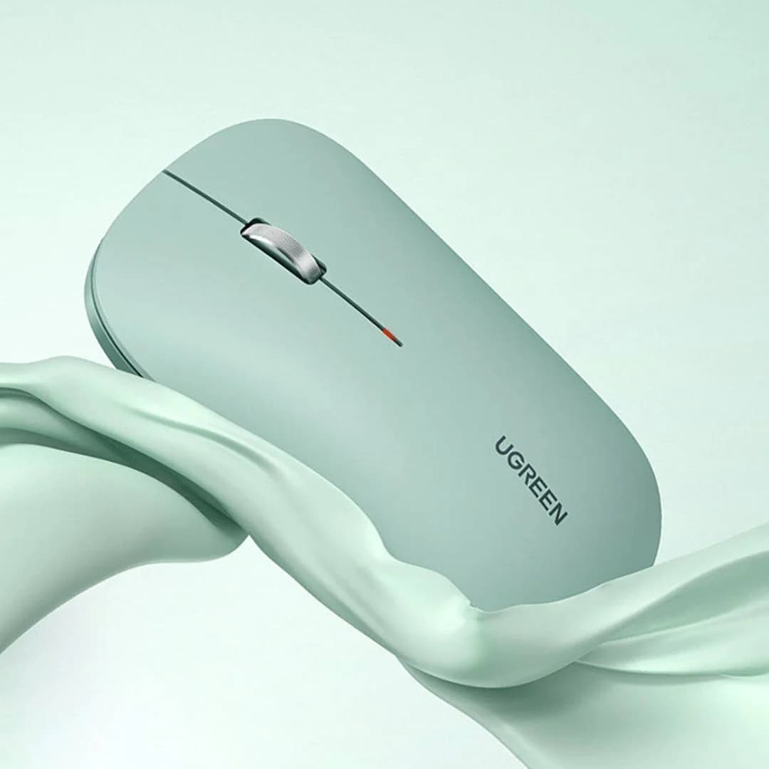UGREEN MU001 USB Optical Wireless Mouse - Green — thumbnail 3 of 4