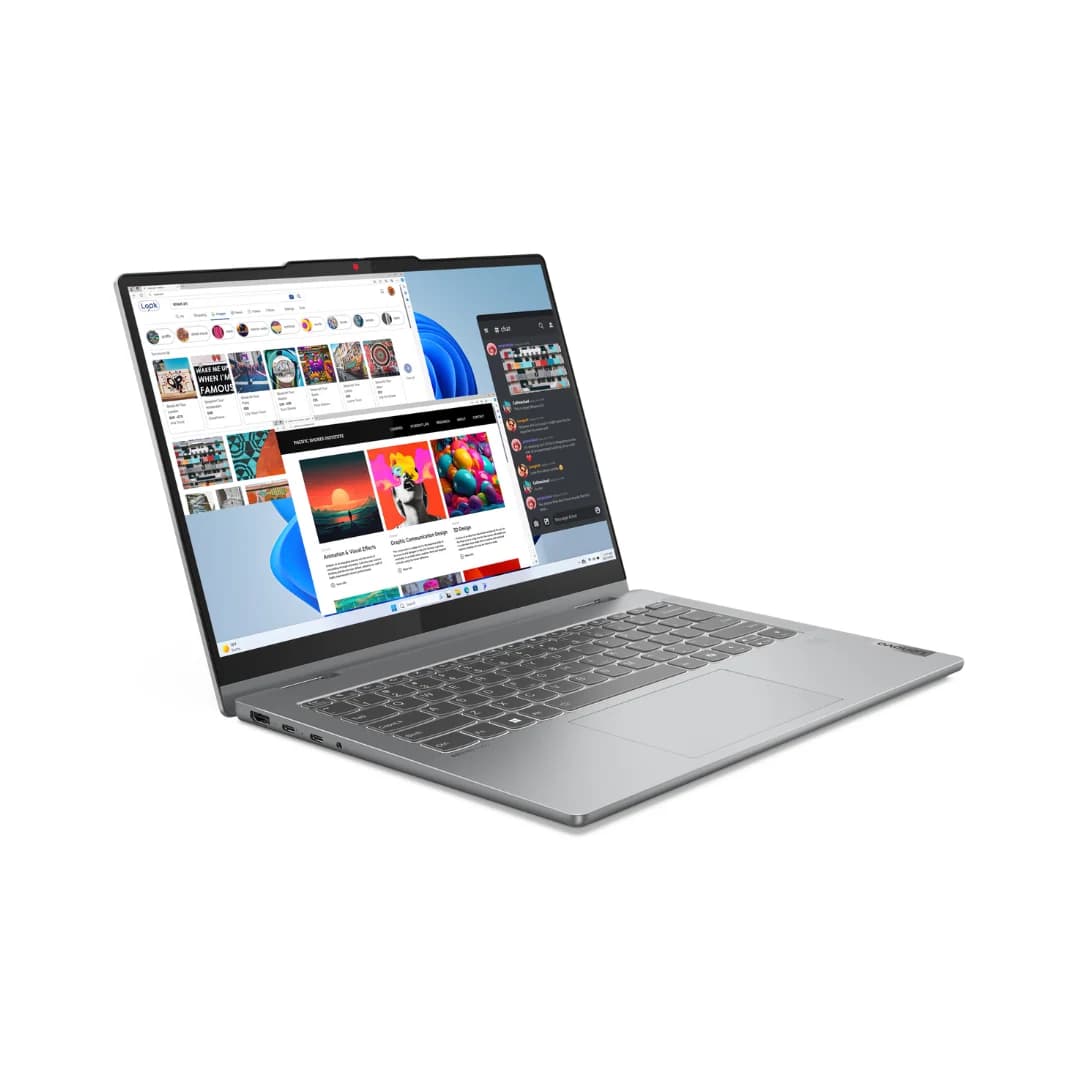 Lenovo IdeaPad 5 2-in-1, Intel® UHD Graphics, Intel Core i7-13620H, RAM 16GB, SSD 512GB, 14.0 Inch WUXGA OLED Touch, Luna Gery — thumbnail 2 of 7