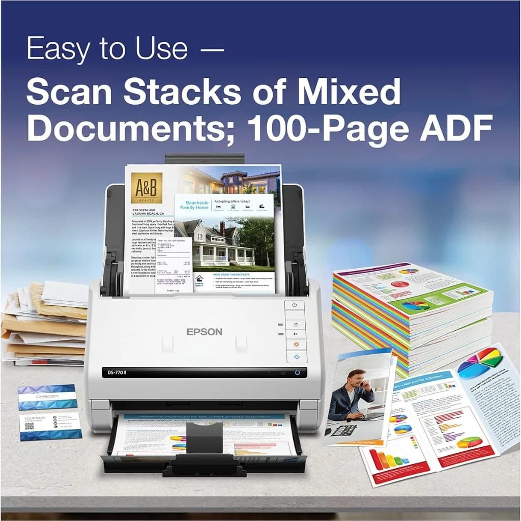 Epson DS-770 II - Color Duplex Document Scanner — thumbnail 4 of 6