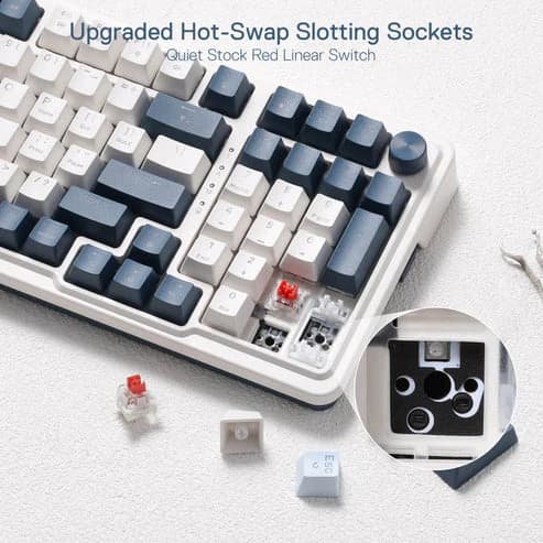 Redragon k686WB-RGB-PRO 98+1 gasket wireless mechanical keyboard — thumbnail 3 of 6
