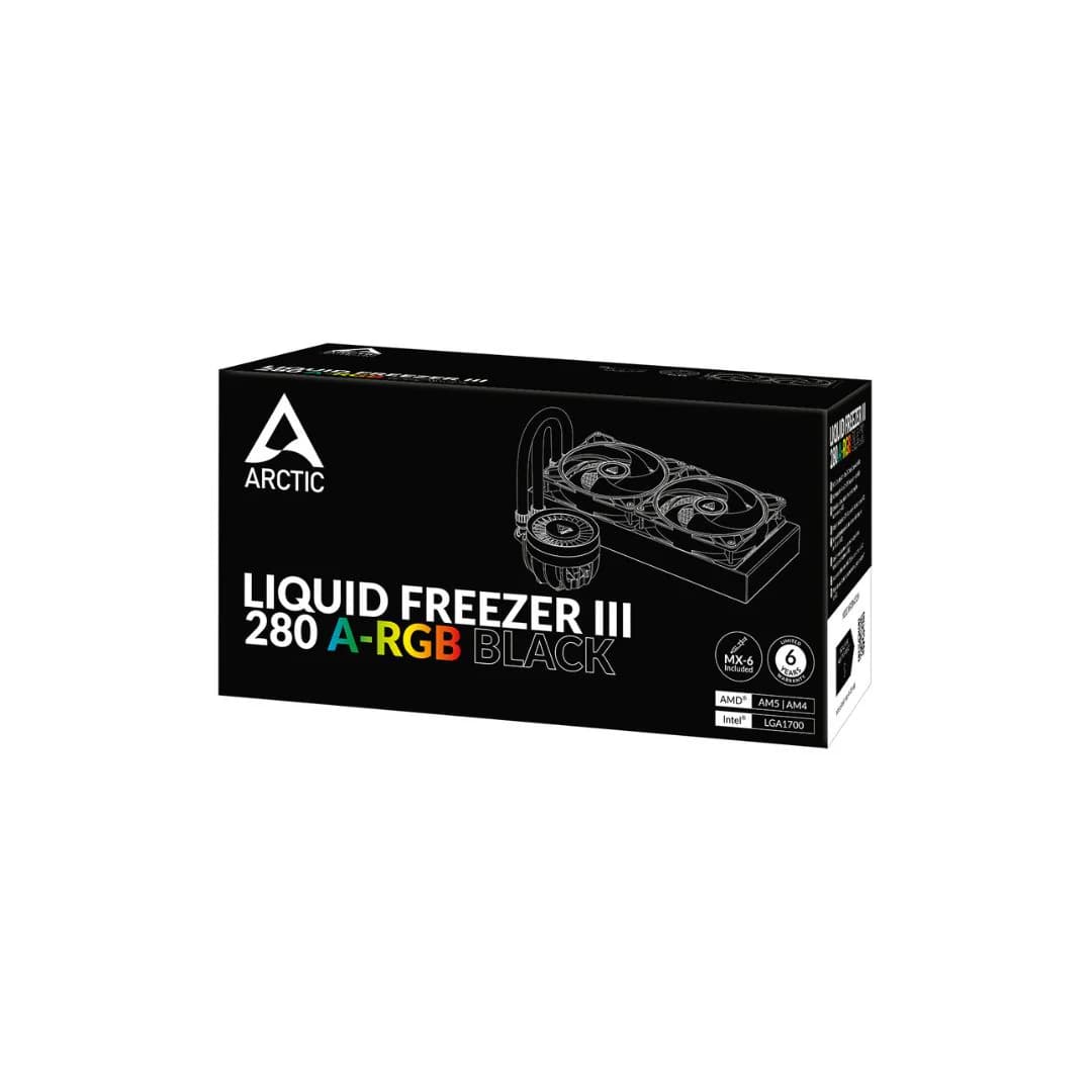 Arctic Liquid Freezer III 280 A-RGB - Black — thumbnail 5 of 7