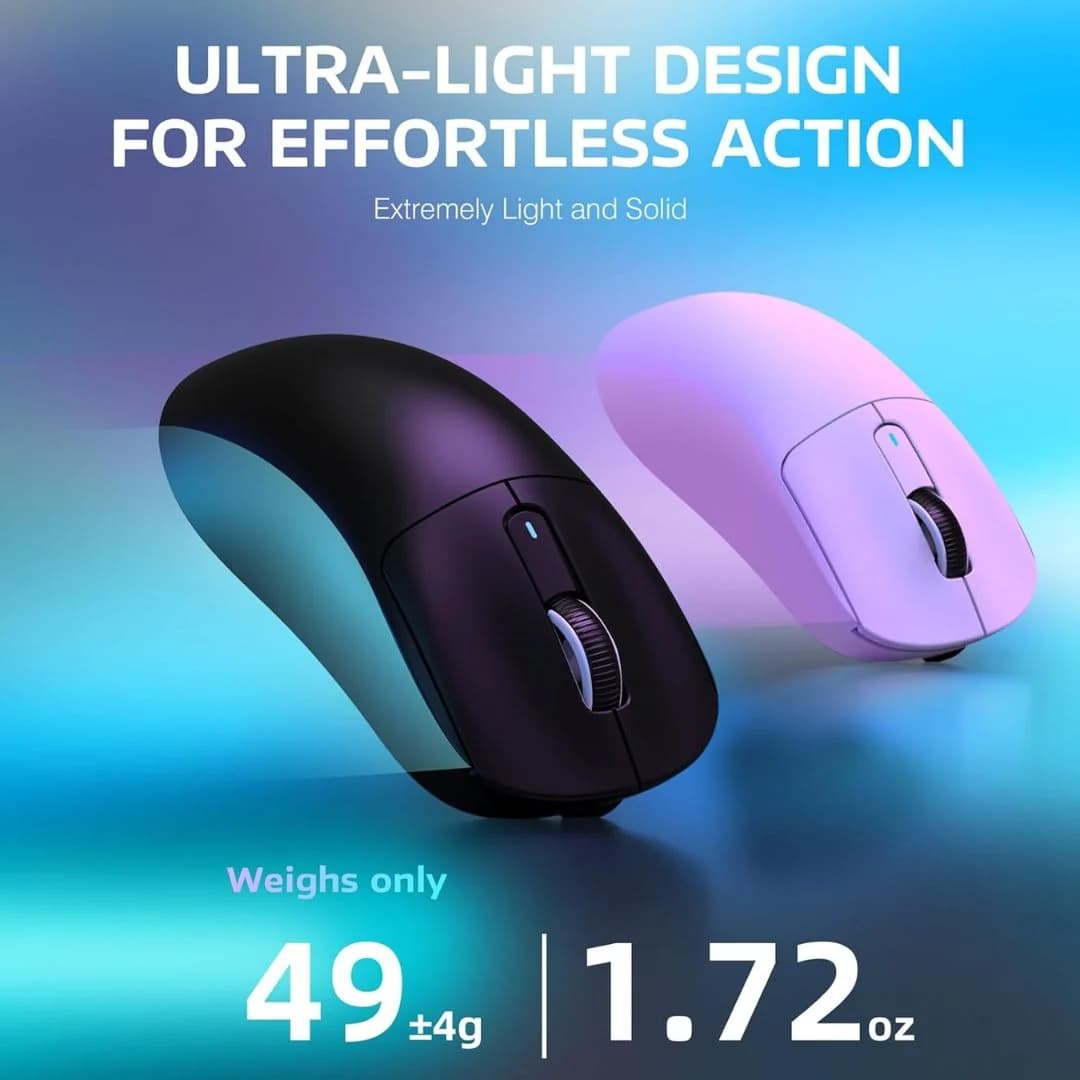 ATTACK SHARK X3  Wireless Gaming Mouse - Black — thumbnail 3 of 8