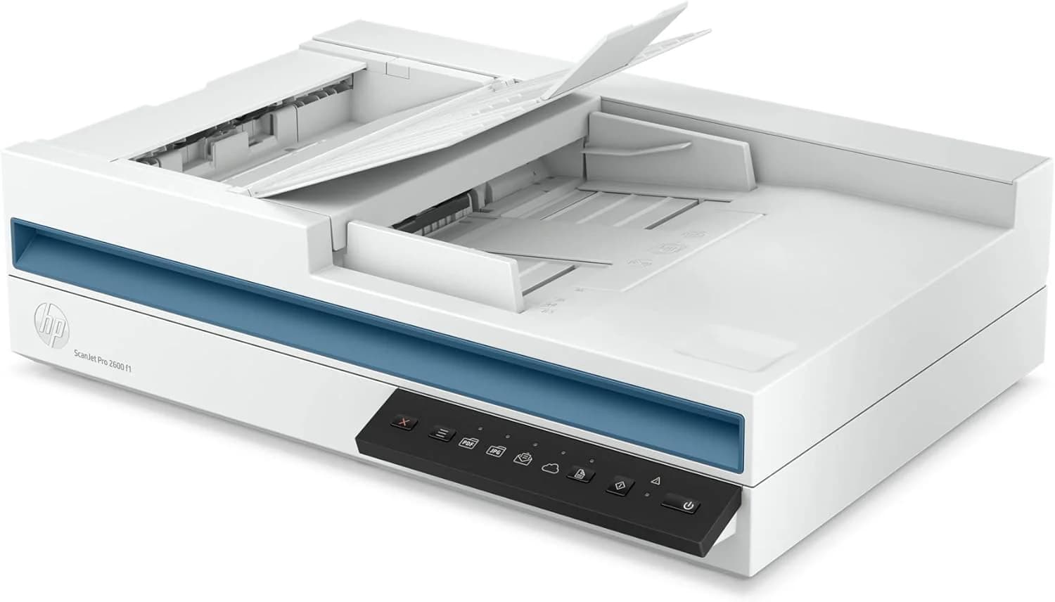 HP ScanJet Pro 2600 f1 A4 Duplex Document & Flatbed Scanner – Up to 25 ppm, 600 dpi ADF & 1200 dpi Flatbed, 60-Sheet ADF — thumbnail 8 of 10