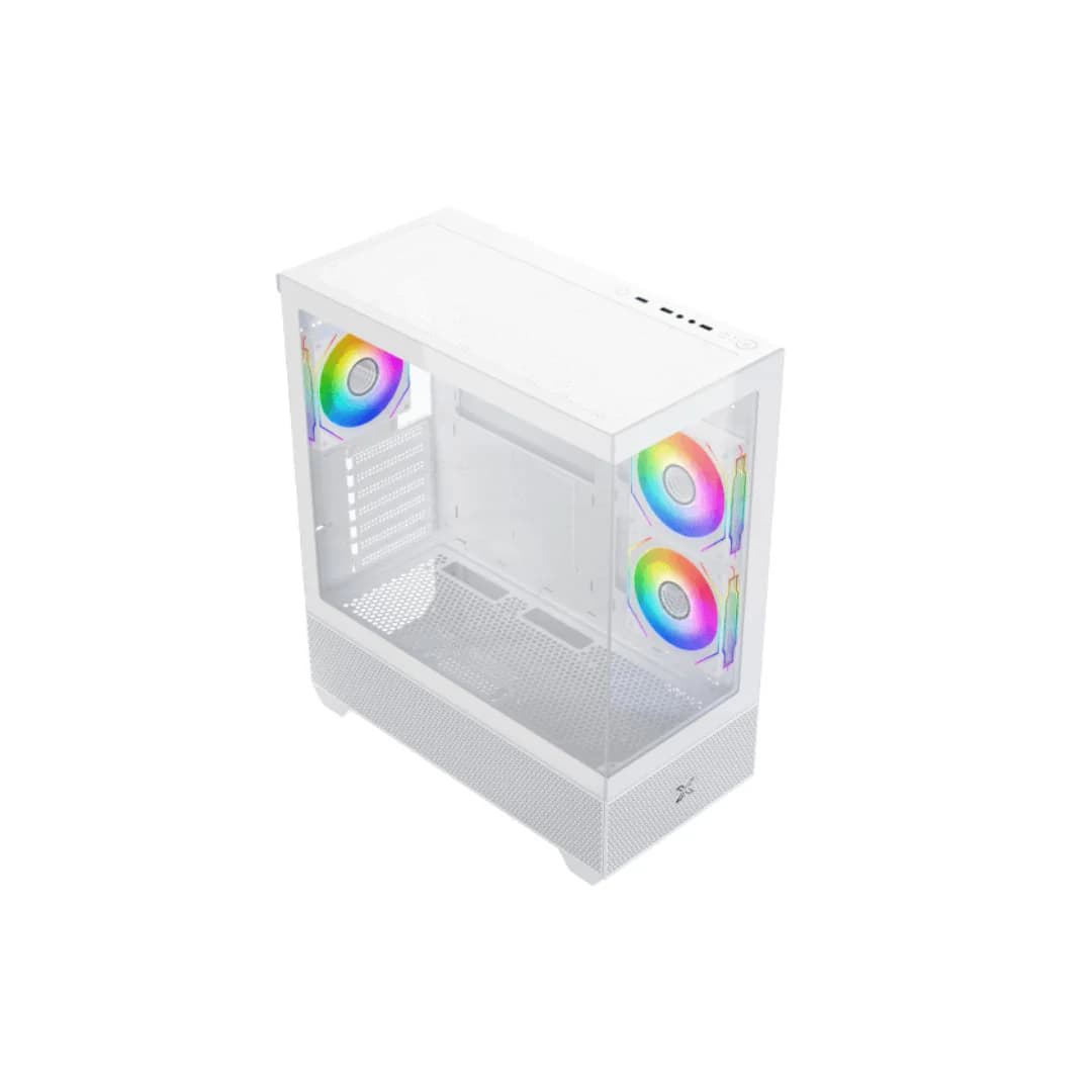 Xigmatek Alphard Arctic Mid Tower Case - White — thumbnail 2 of 6