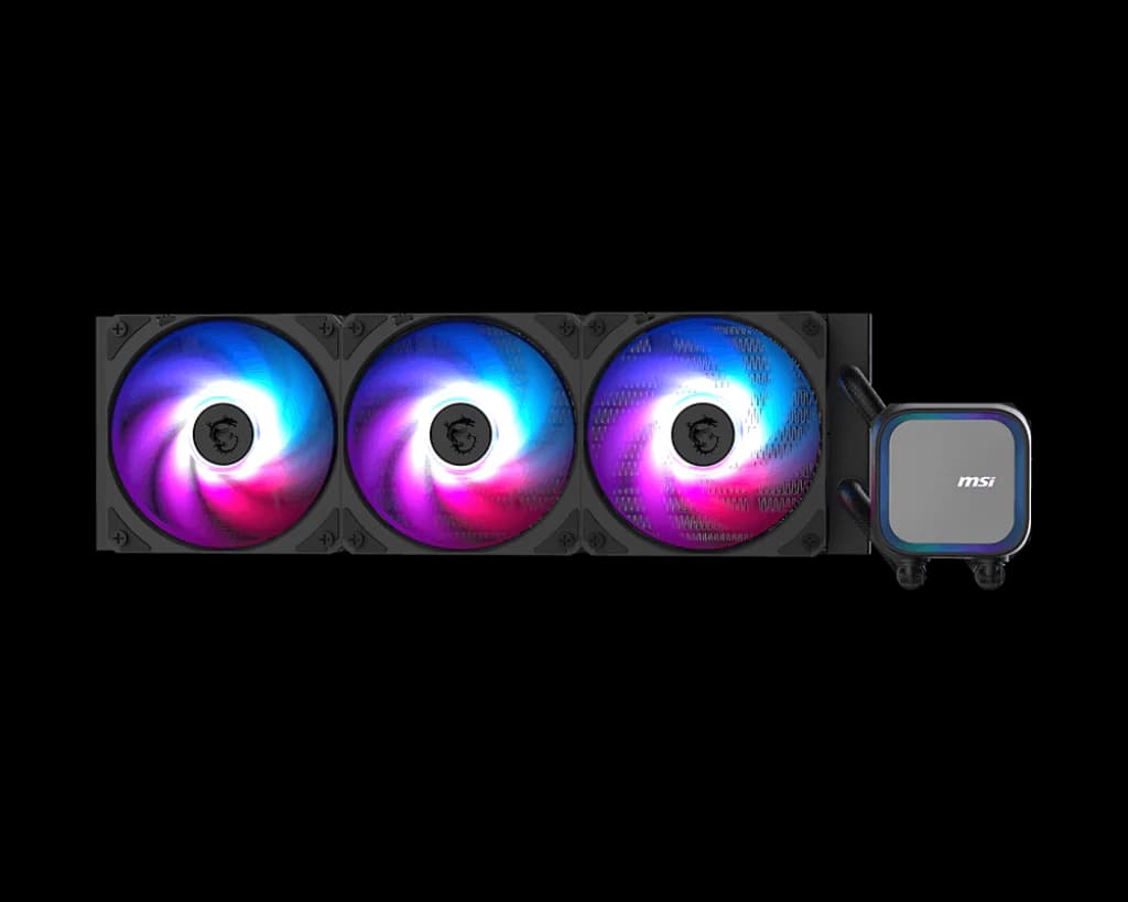 MSI MAG CORELIQUID A13 360 AIO Liquid Cooler – 360mm Radiator, ARGB, CycloBlade Fans, Copper Base, LGA1700/AM5 Support — thumbnail 3 of 9