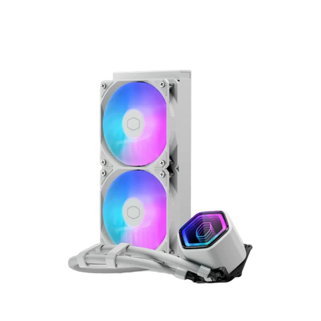 Cooler Master MasterLiquid 240L Core II ARGB - White — thumbnail 2 of 2