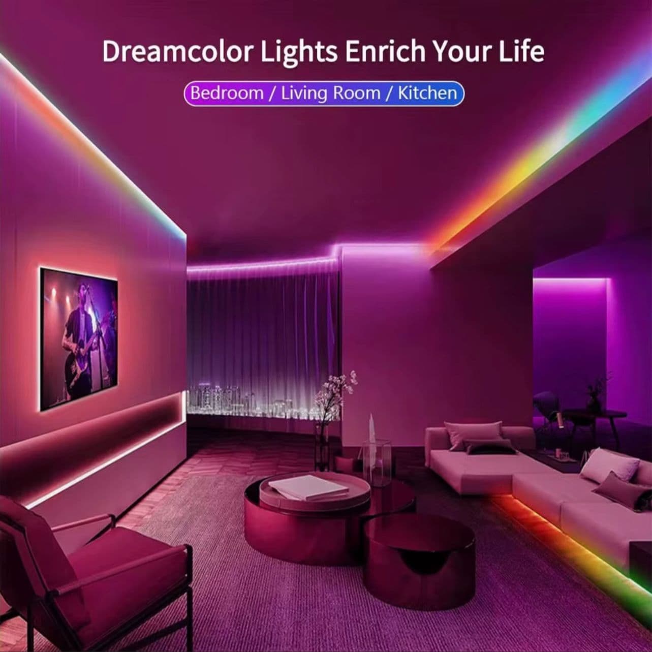 RGBIC LED Light Strip (10m) — thumbnail 2 of 2