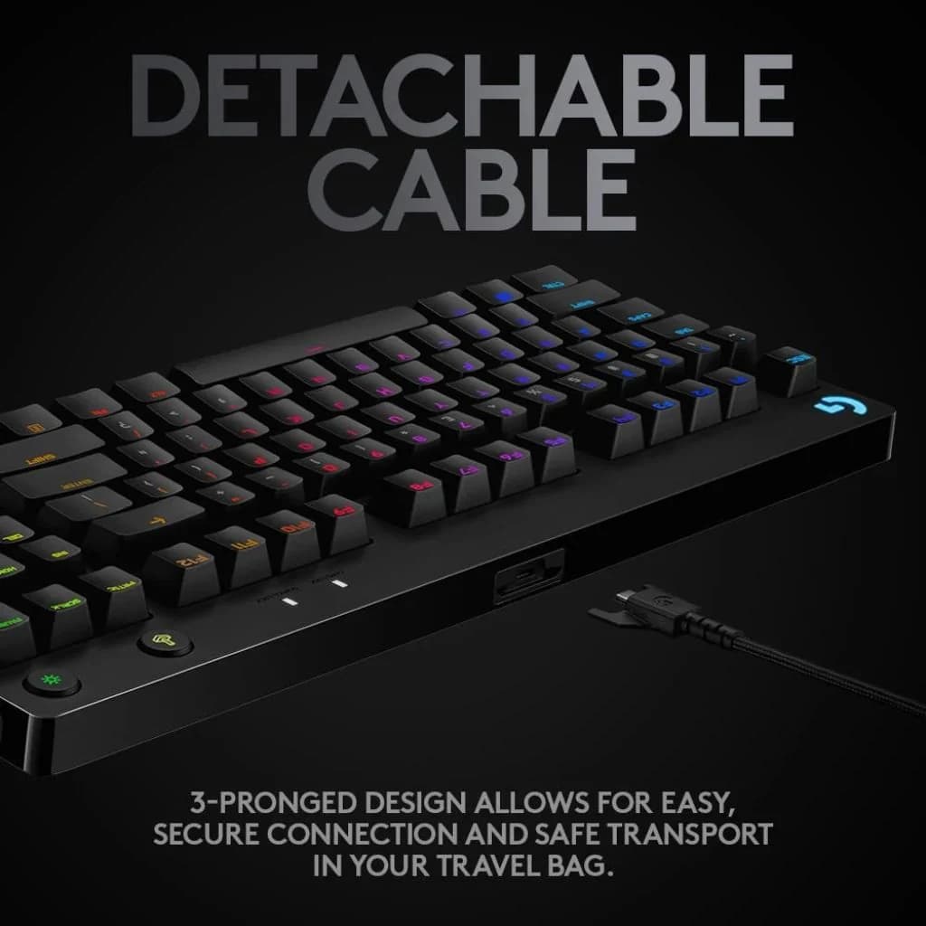 Logitech G PRO Mechanical Gaming Keyboard - Black — thumbnail 5 of 6