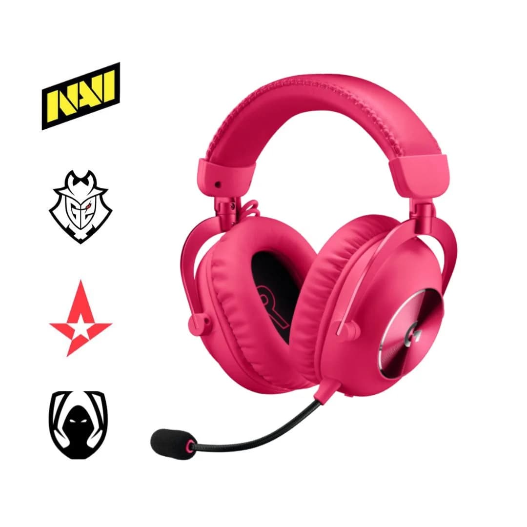 Logitech G PRO X 2 Lightspeed Wireless Gaming Headset- Magenta