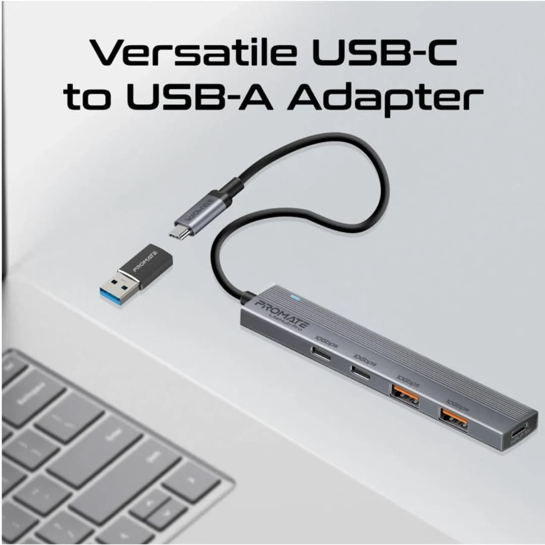 Promate LiteHub-Pro Multi-Port 10Gbps USB-C Data Hub — thumbnail 3 of 4