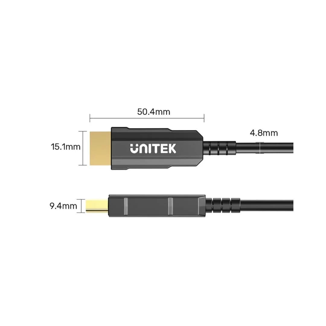 UNITEK 4K 60Hz HDMI Fiber Optic Cable C11072BK-20M — thumbnail 3 of 3