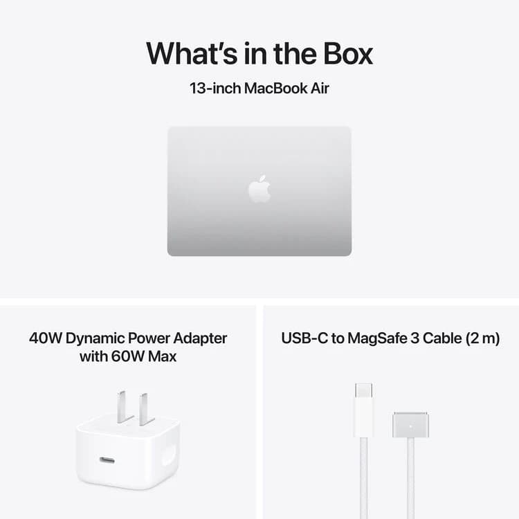 Apple 13" MacBook Air M5 10-Core CPU - 24GB RAM  -  1TB SSD - 10-Core GPU - Arabic (Silver) — thumbnail 8 of 8