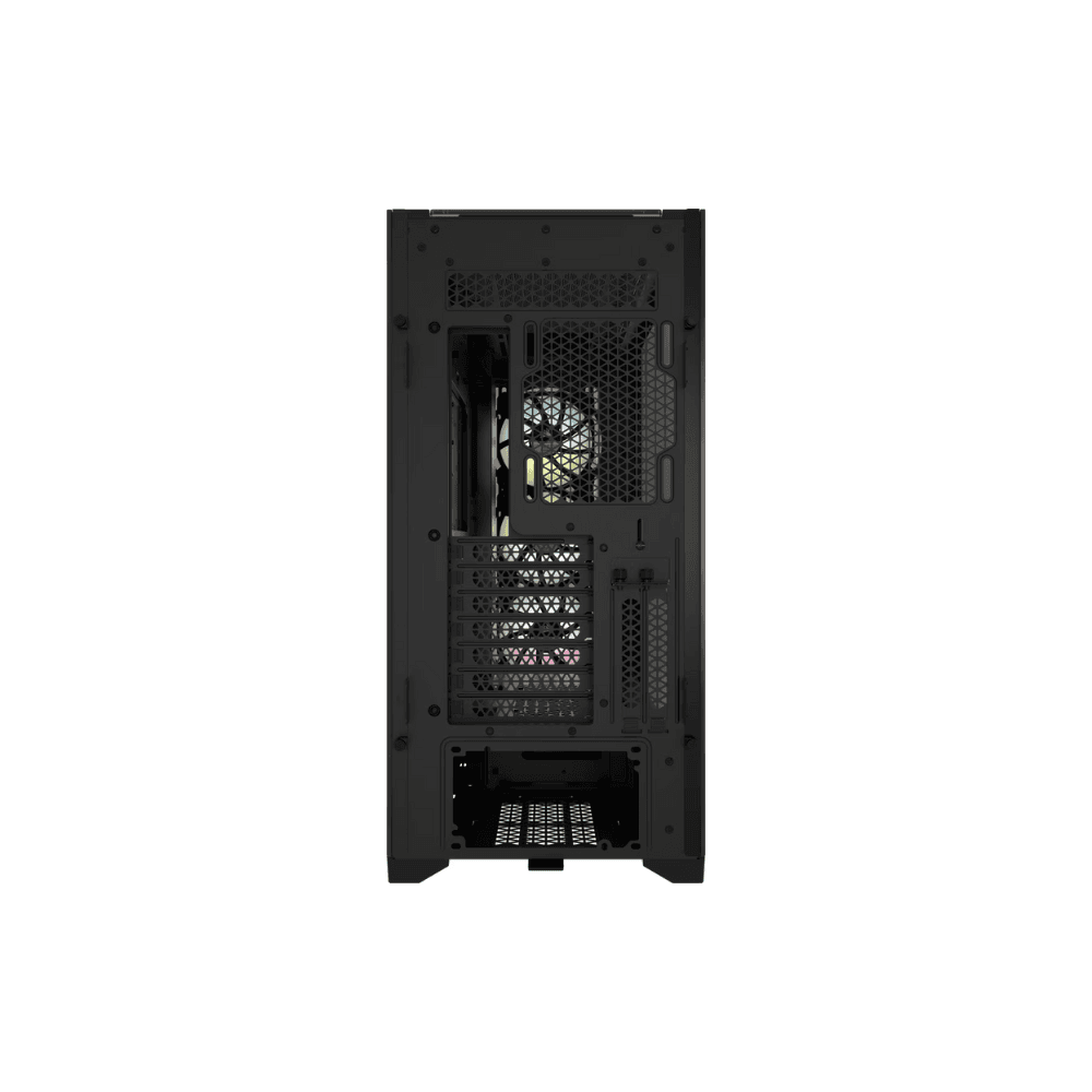CORSAIR ICUE 5000X RGB TEMPERED GLASS MID-TOWER SMART CASE  BLACK — thumbnail 3 of 5