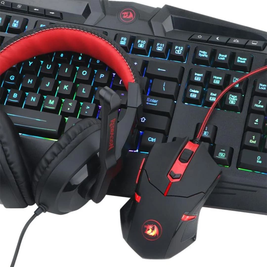Redragon S101-BA 4-IN-1 Full Gaming Combo - Black — thumbnail 2 of 4