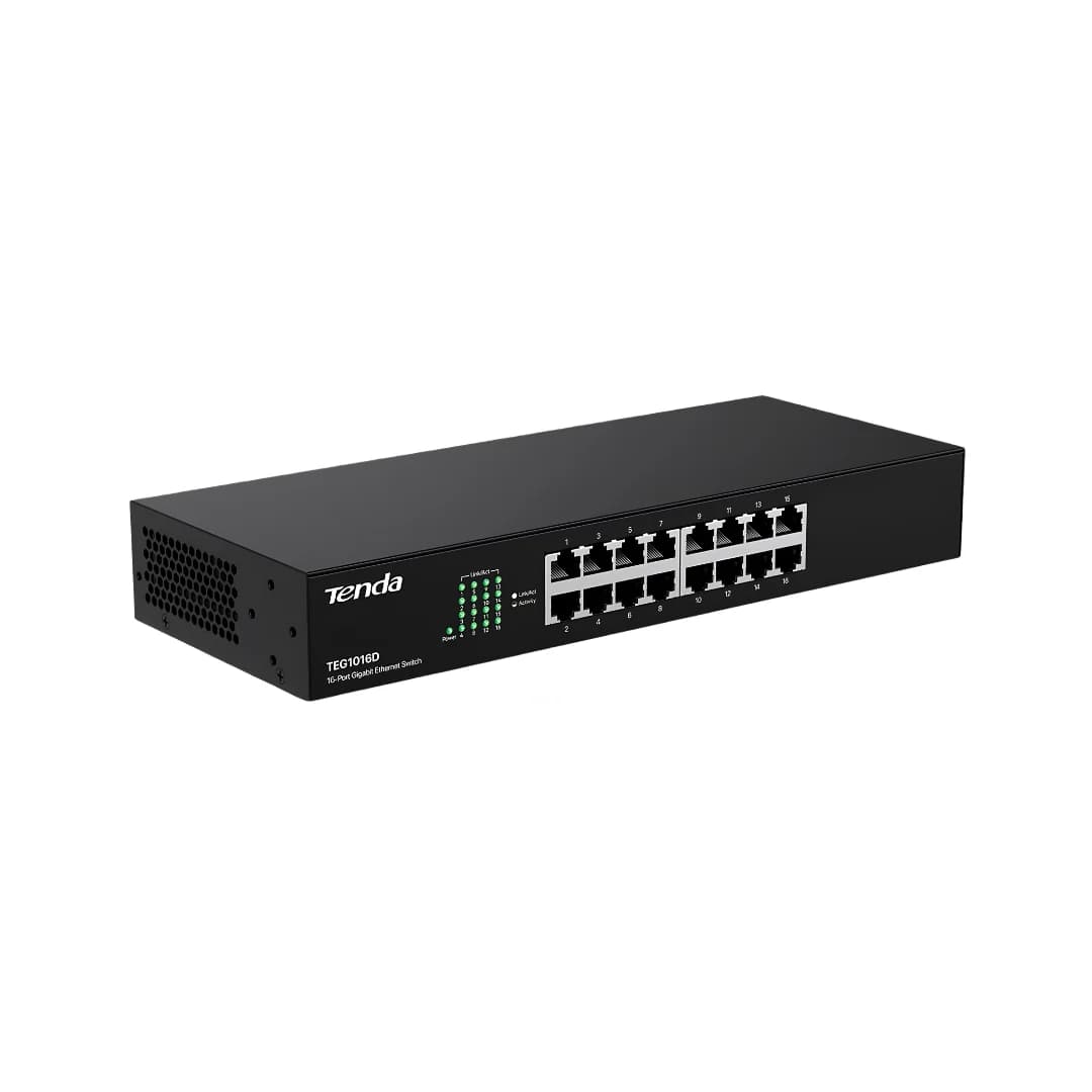 Tenda TEG1016D 16-Port Gigabit - Ethernet Network Switch — thumbnail 3 of 3
