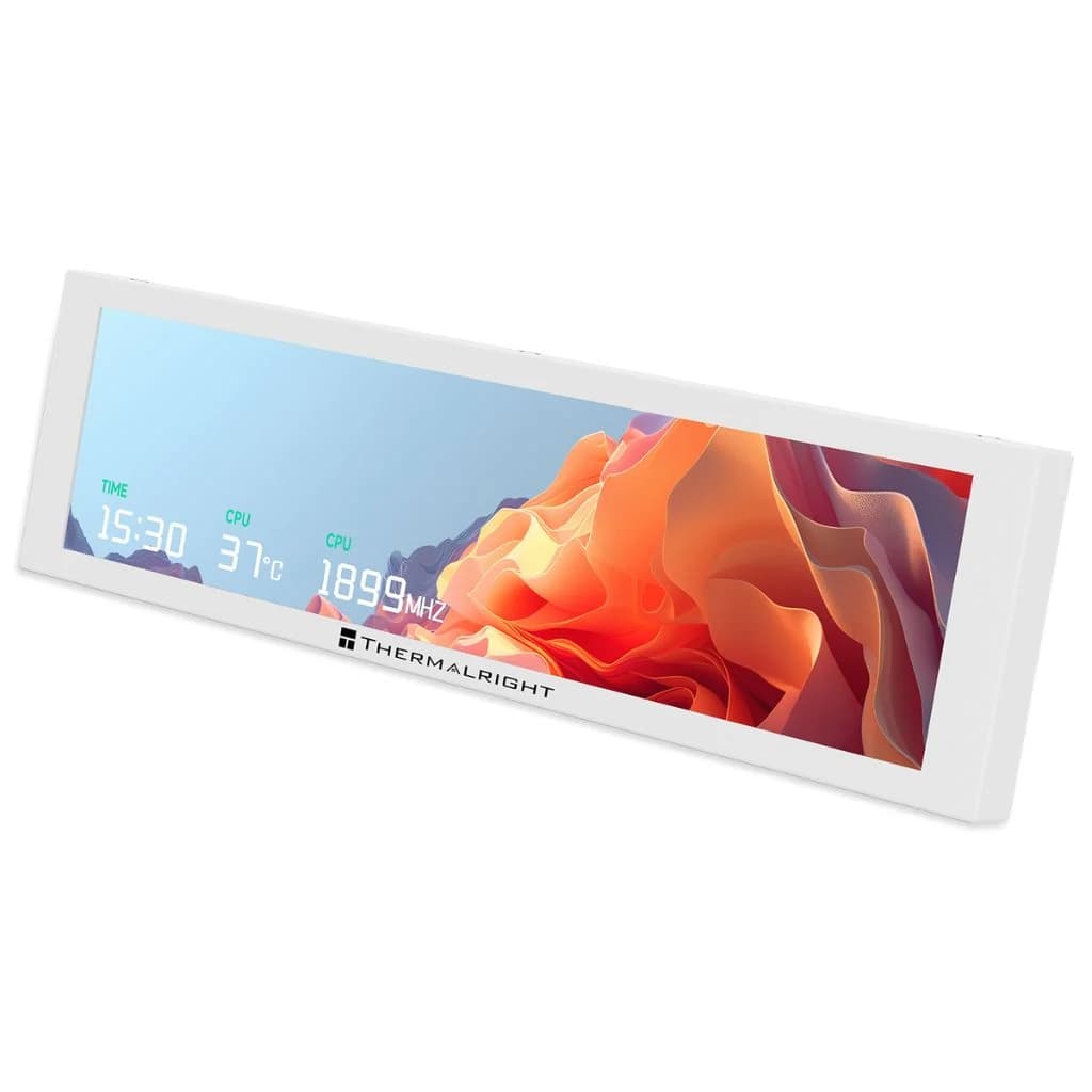 Thermalright Trofeo Vision 9.16" LCD Screen - White — thumbnail 2 of 4