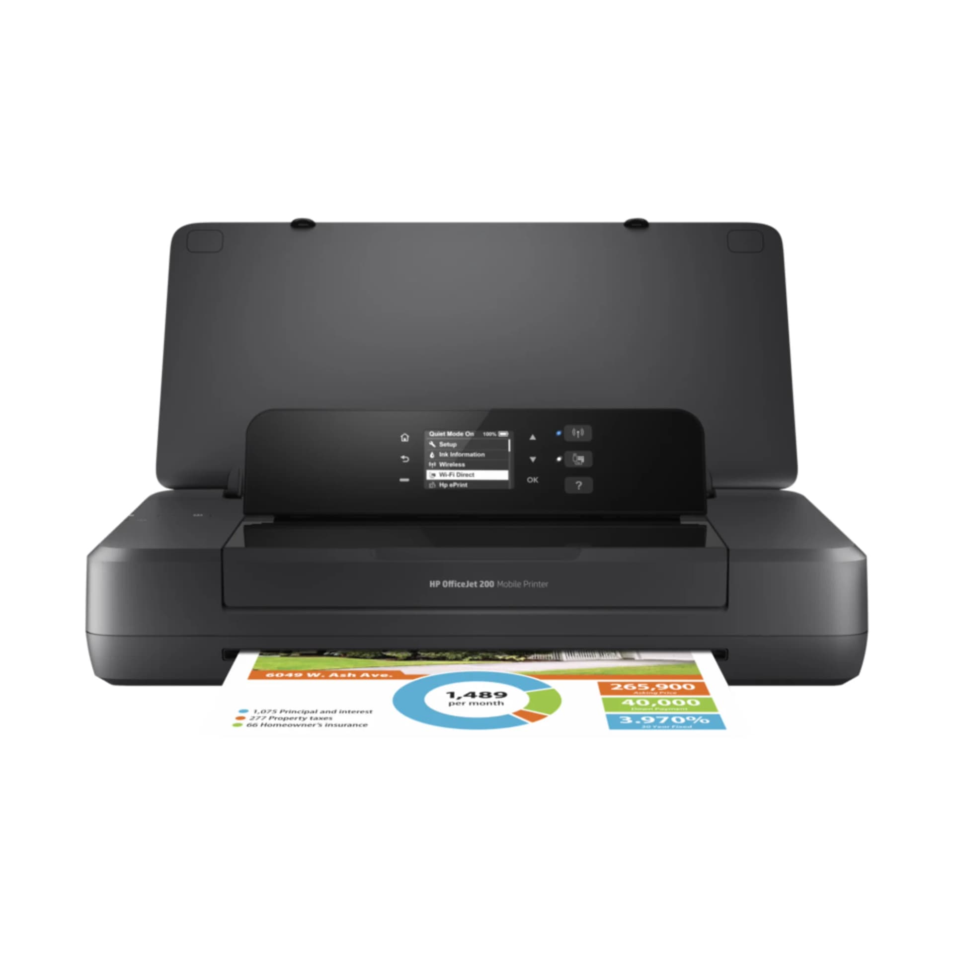 HP OfficeJet 202 Mobile Portable Printer — thumbnail 2 of 4