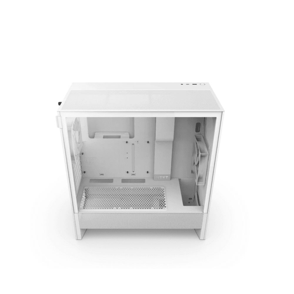 NZXT H5 FLOW RGB EDITION ATX MID TOWER  CASE 2024-White — thumbnail 3 of 5