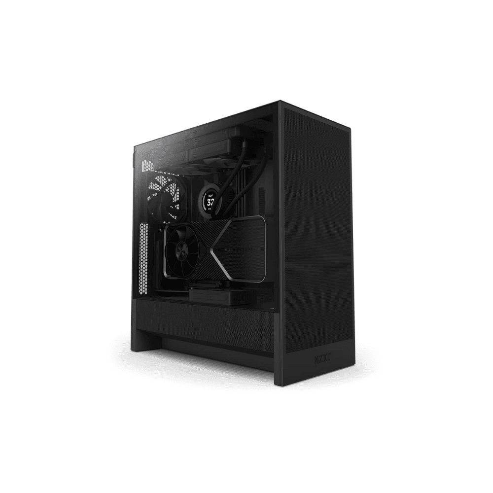NZXT H5 FLOW RGB EDITION ATX MID TOWER  CASE 2024-BLACK — thumbnail 2 of 7