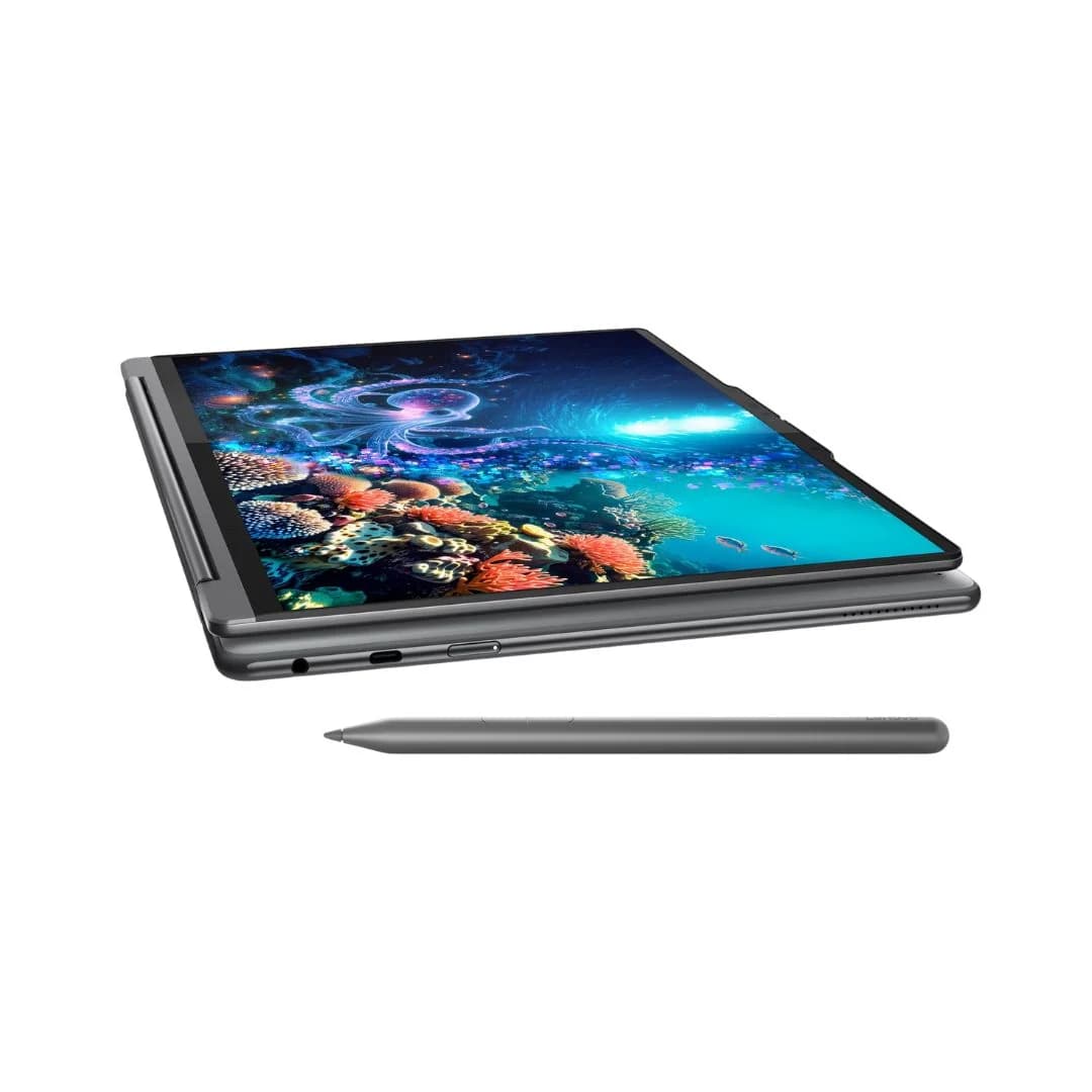 Lenovo Yoga 9 Aura Edition, Intel® Arc™ Graphics 140V, Intel Core Ultra 7-258V, RAM 32GB, SSD 1TB, 14 Inch WQXGA+ OLED 120Hz Touch, Luna Grey — thumbnail 2 of 9