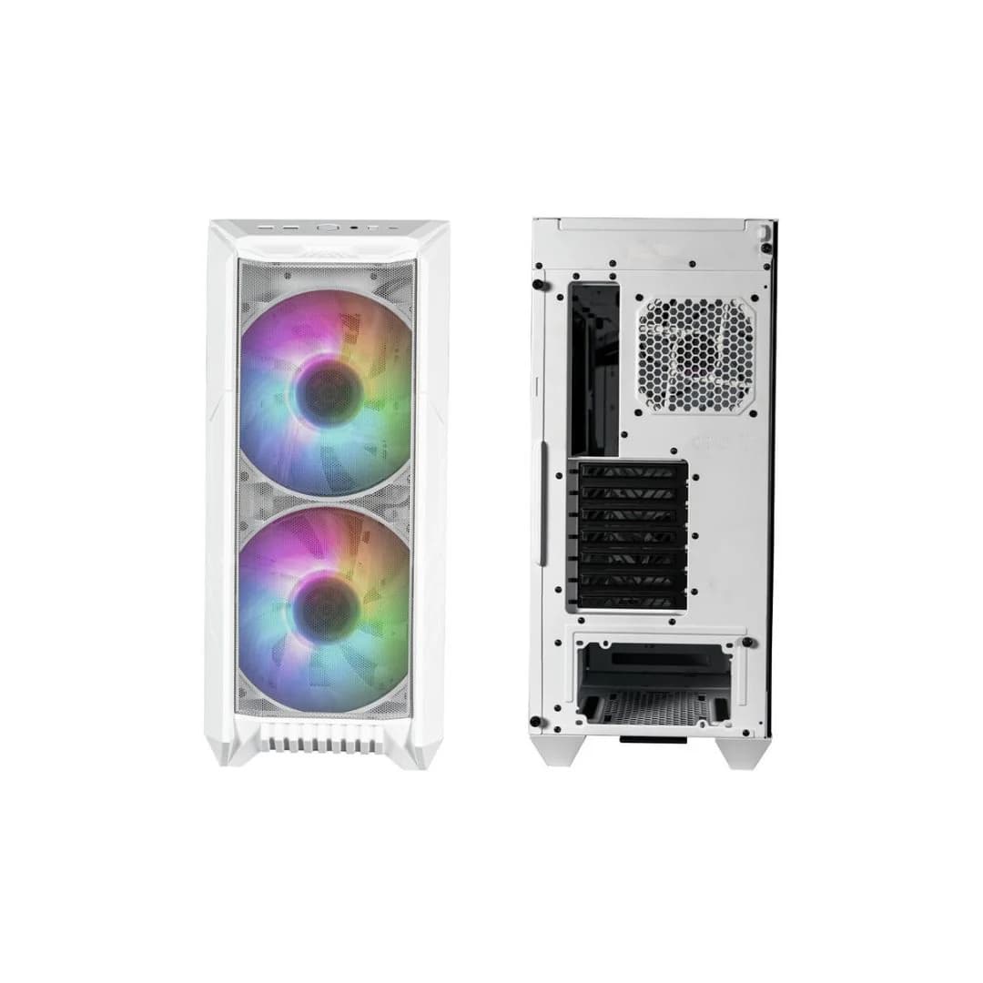 Cooler Master HAF 500 Mid Tower 3 Fan - White — thumbnail 2 of 4