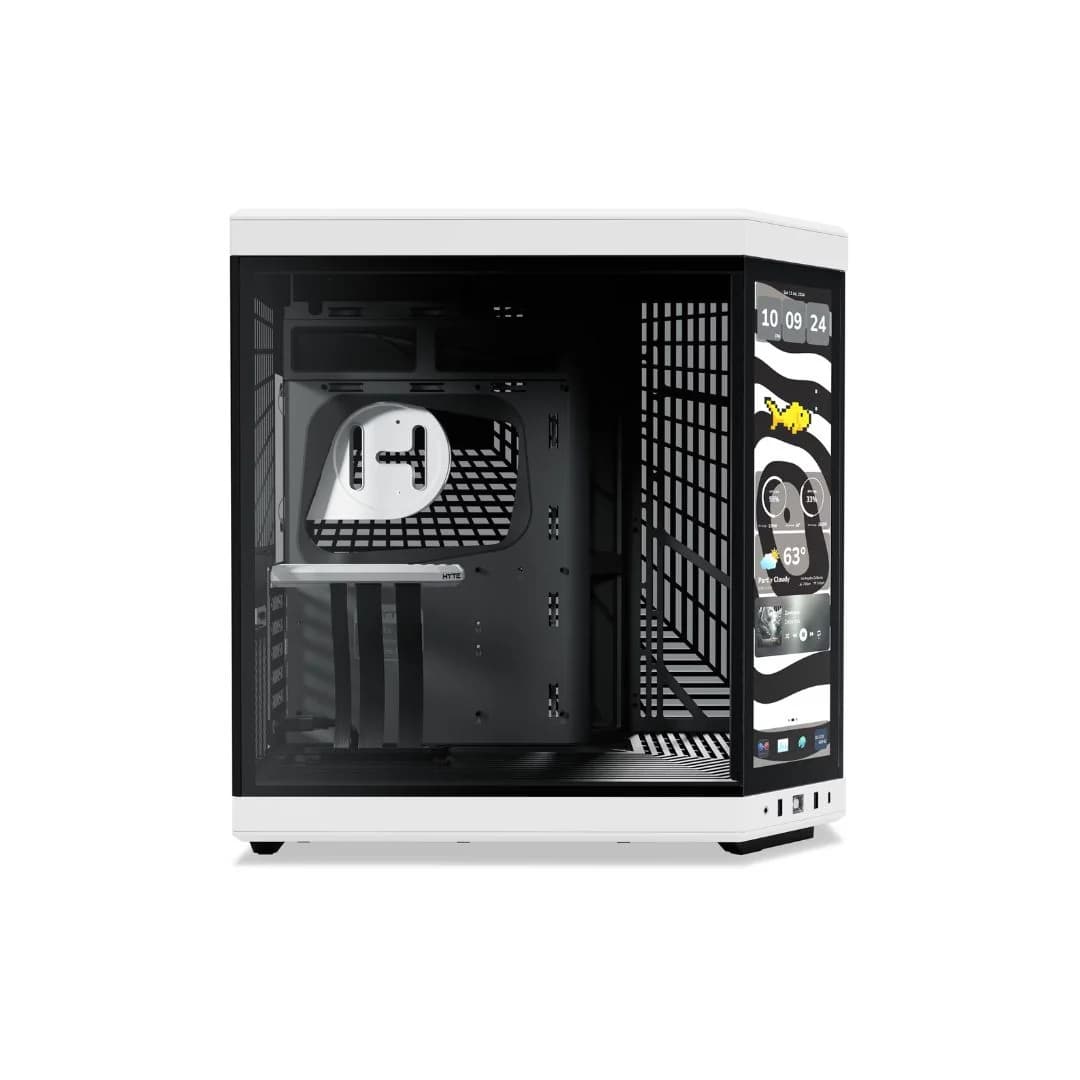 HYTE Y70 touch infinite Mid Tower ATX Case - Panda Black & White — thumbnail 2 of 6
