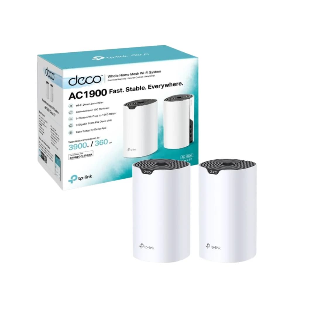 TP Link DECO S7 AC1900 Mesh Wi-Fi 5 System 2-Pack