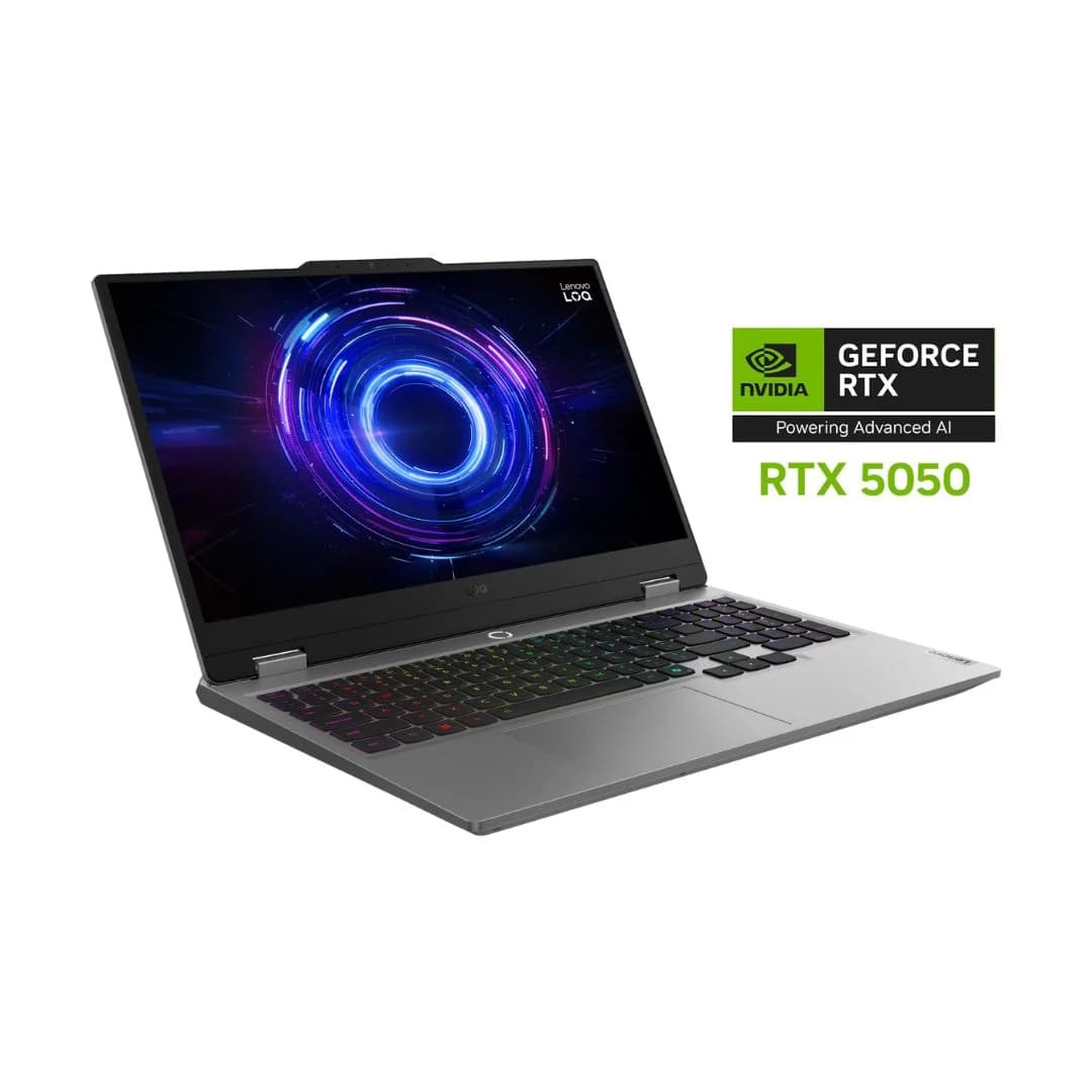 Lenovo LOQ 15IRX10 -  (YNPS) Intel Core i7-14700HX, RAM 16GB, 512GB, RTX 5050 8GB, 15.6 Inch FHD 144Hz, Luna Gray