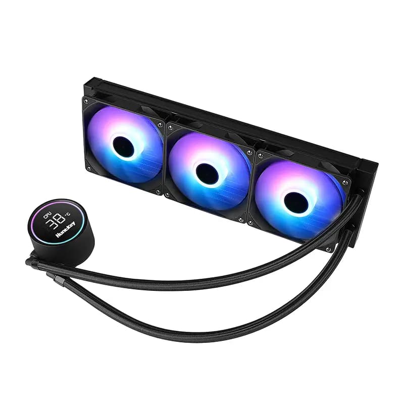 Huntkey GX360R Blacktip Shark 360 mm ARGB Liquid CPU Cooler — thumbnail 3 of 8